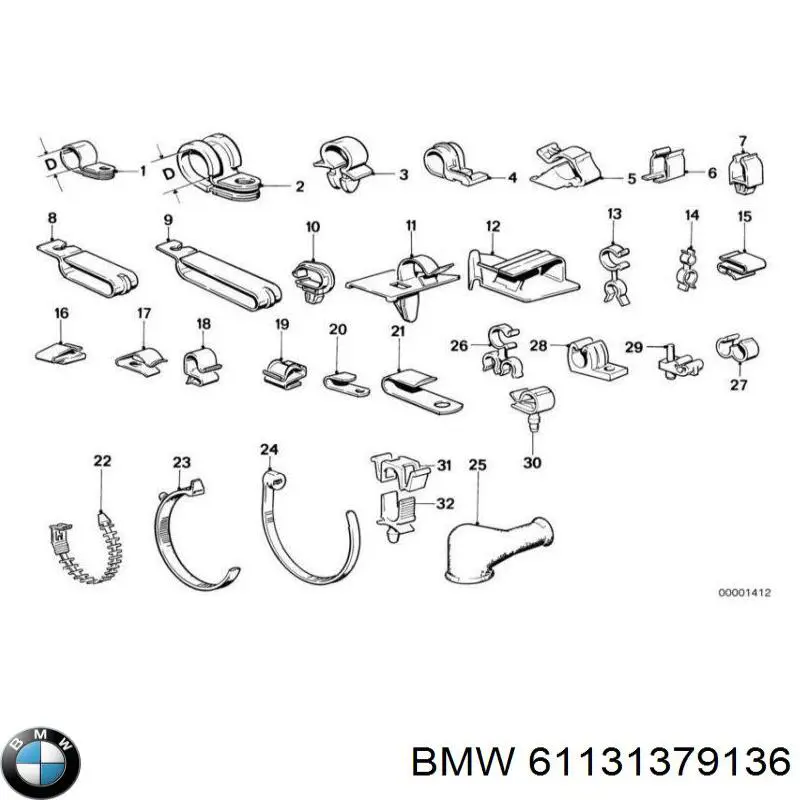 61131379136 BMW 