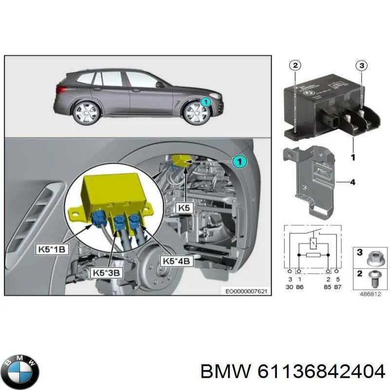 61136842404 BMW 