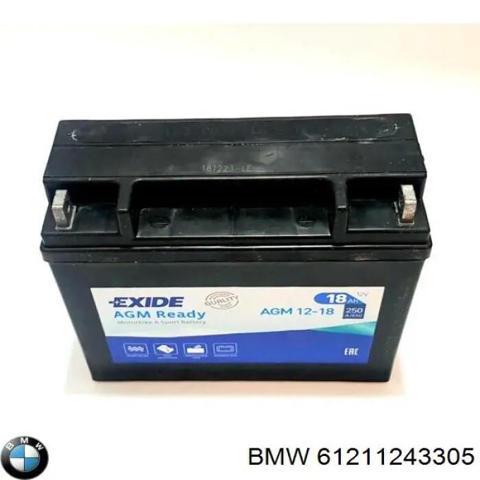 61212306125 BMW batería de arranque