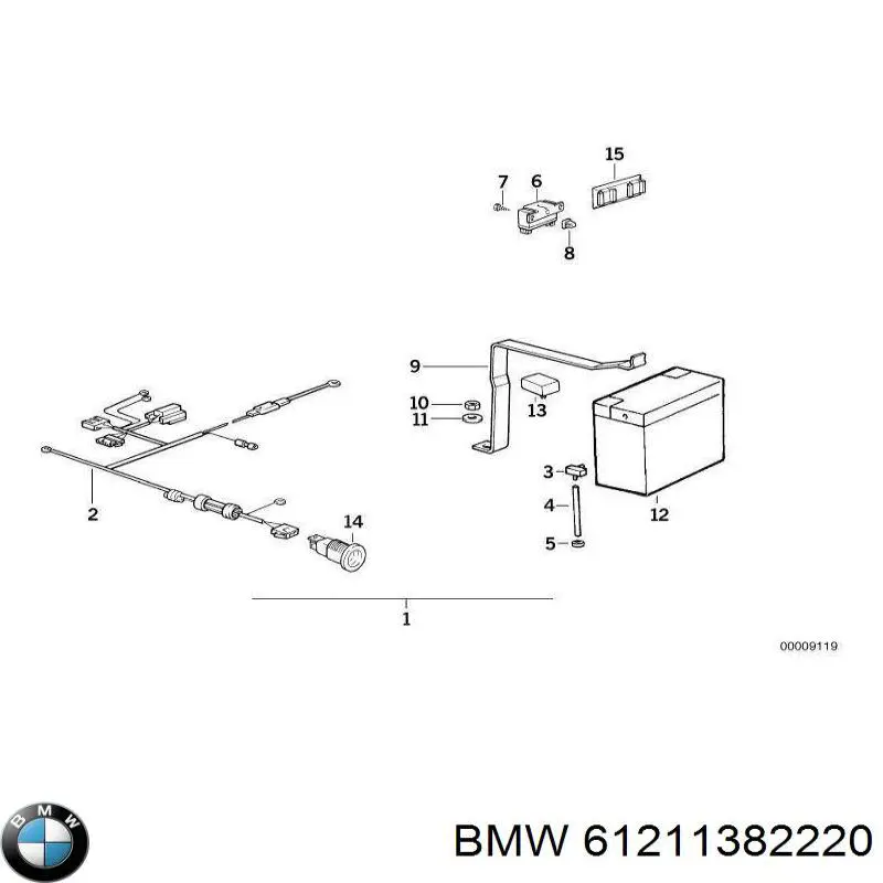 61211382220 BMW 