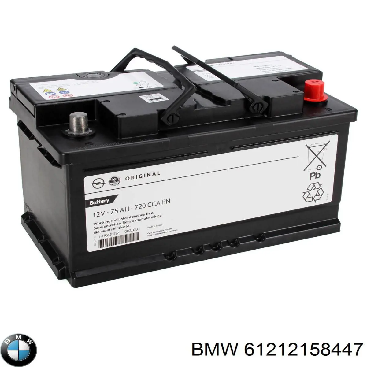 61212158447 BMW batería de arranque