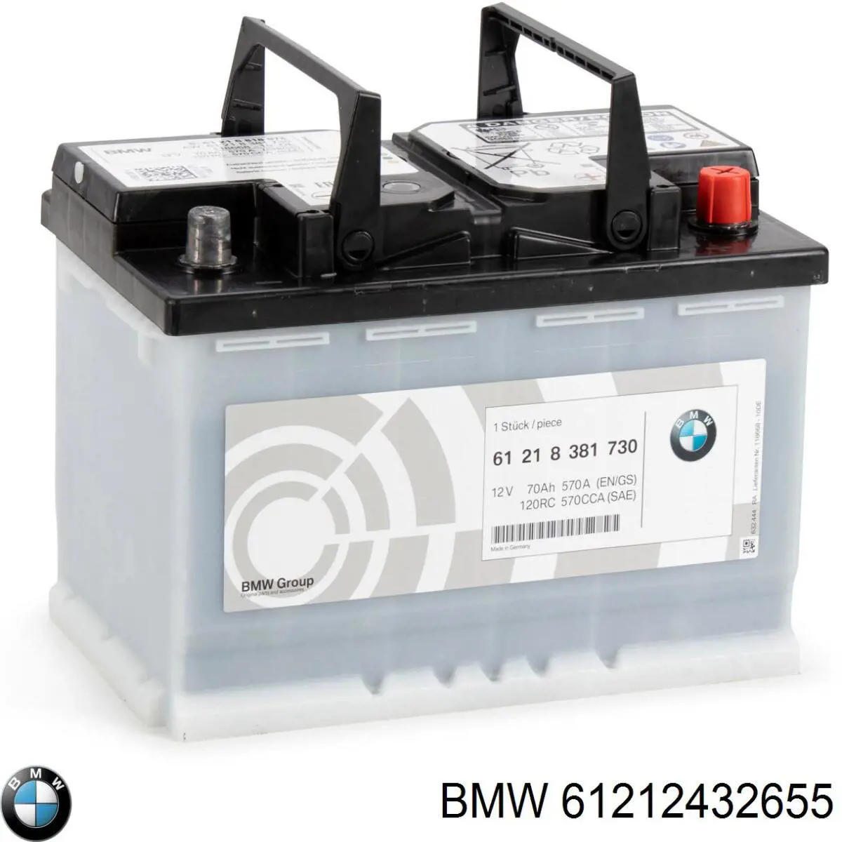 61212432655 BMW batería de arranque