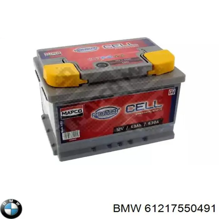 61217550491 BMW batería de arranque