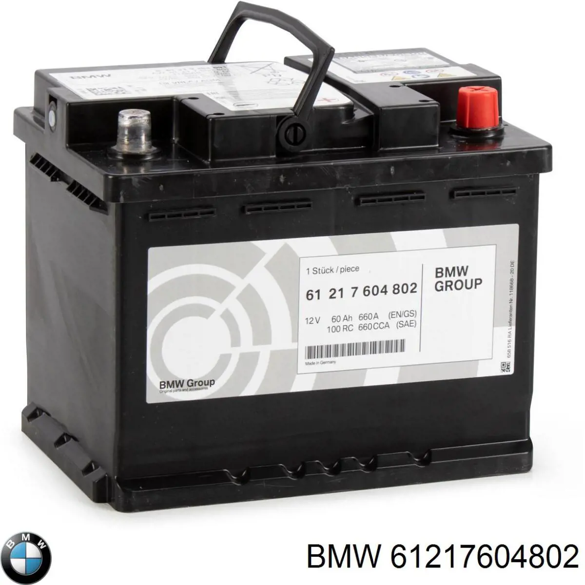 61217604802 BMW batería de arranque