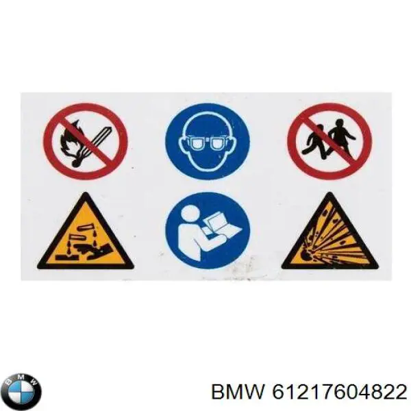 61217604822 BMW batería de arranque