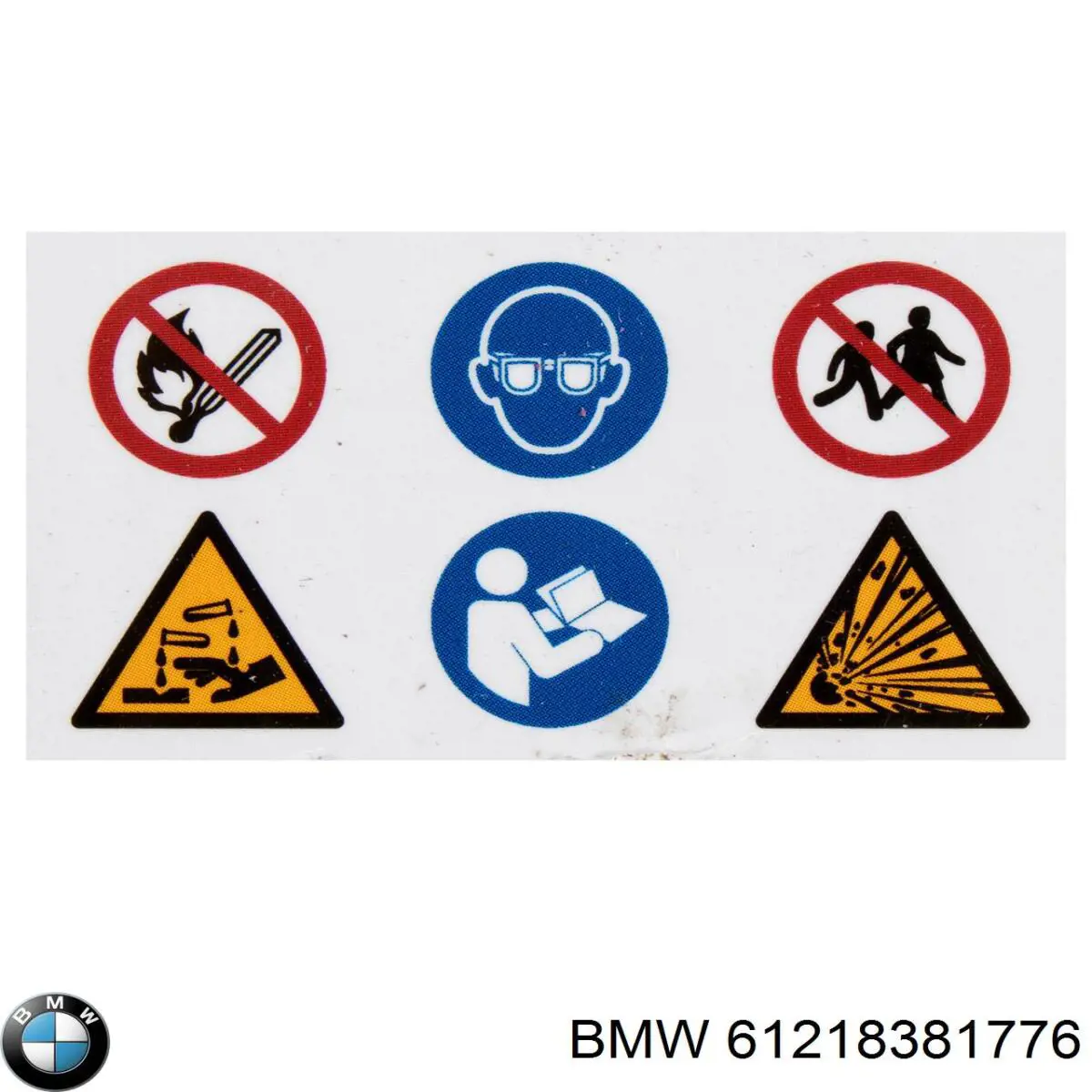 61218381776 BMW batería de arranque