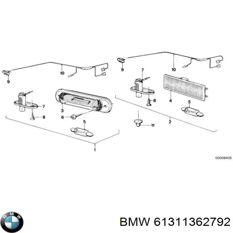  Sensor, Interruptor de contacto eléctrico para BMW 3 E36