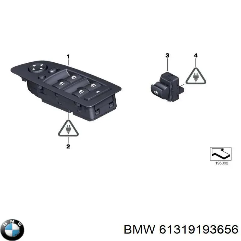  Unidad de control elevalunas delantera izquierda para BMW X1 E84