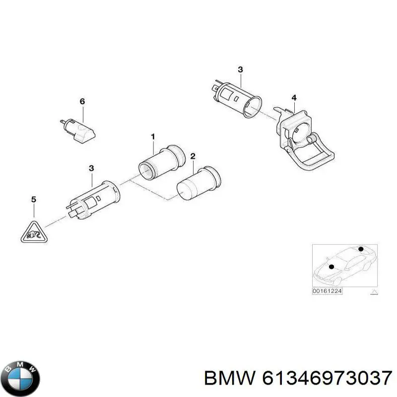  Base Encendedor De Cigarrillo para BMW X5 E53