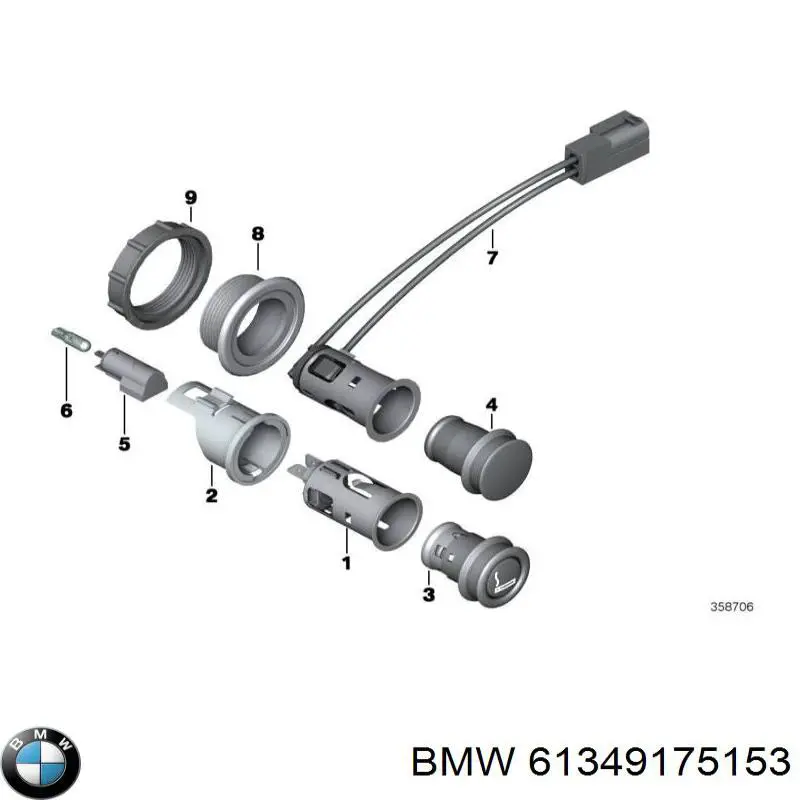 61349175153 BMW 