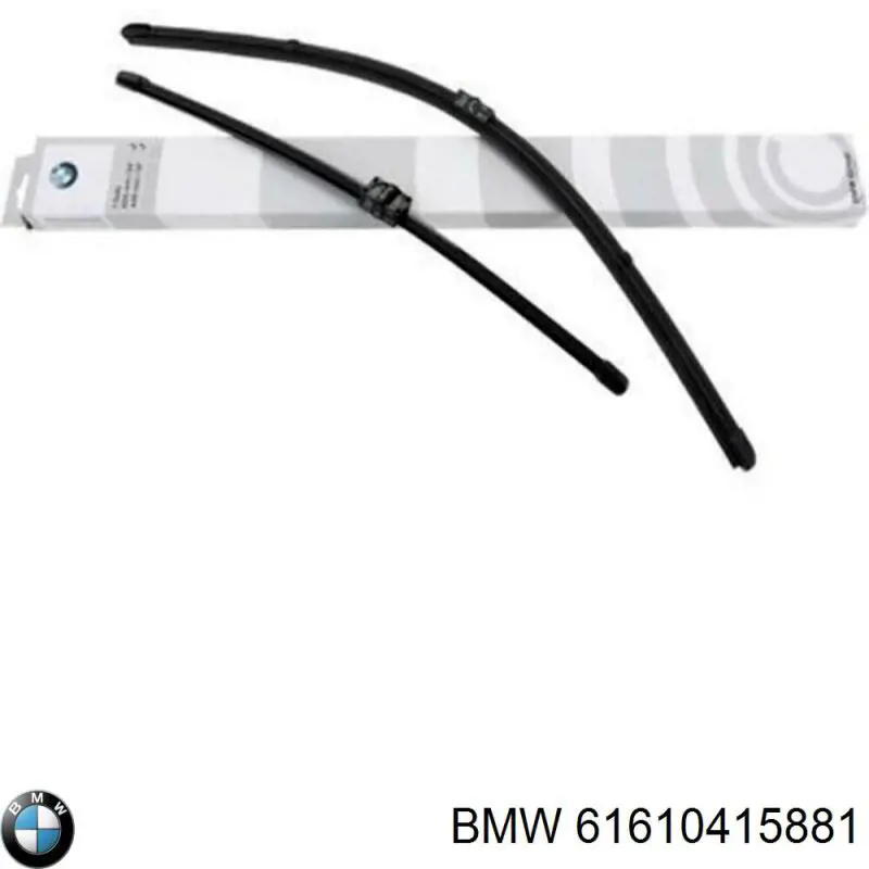 61610415881 BMW juego de limpiaparabrisas de luna delantera, 2 piezas