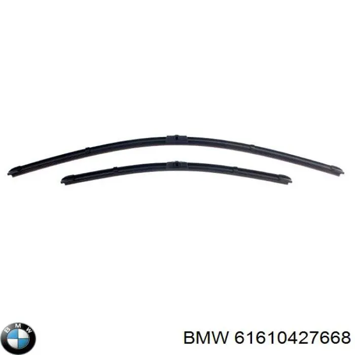 61610427668 BMW juego de limpiaparabrisas de luna delantera, 2 piezas