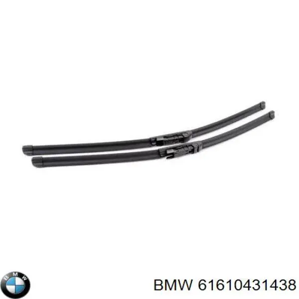 61610431438 BMW juego de limpiaparabrisas de luna delantera, 2 piezas