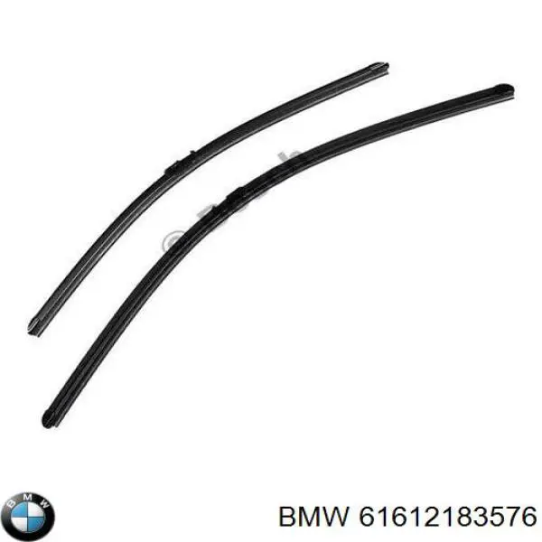 61612183576 BMW juego de limpiaparabrisas de luna delantera, 2 piezas