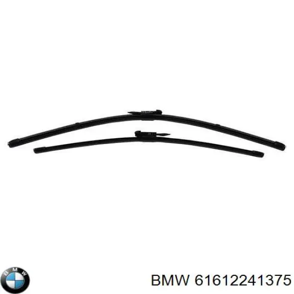 61612241375 BMW juego de limpiaparabrisas de luna delantera, 2 piezas