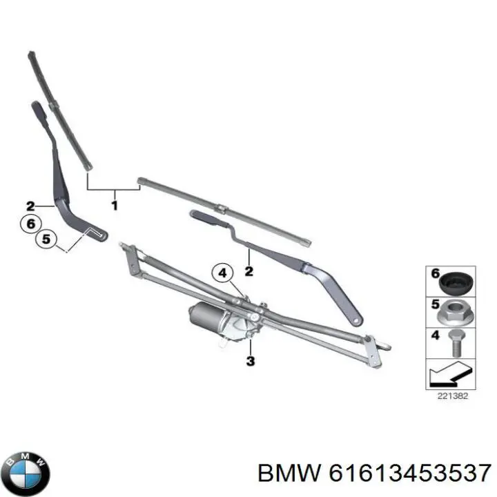  Brazo del limpiaparabrisas, lavado de parabrisas, luna delantera para BMW X3 E83