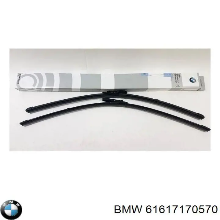 61617170570 BMW juego de limpiaparabrisas de luna delantera, 2 piezas