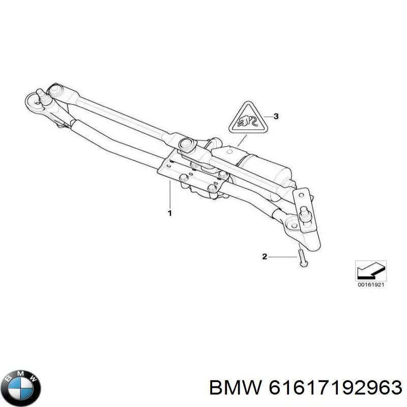  Varillaje lavaparabrisas para BMW 1 E81, E87