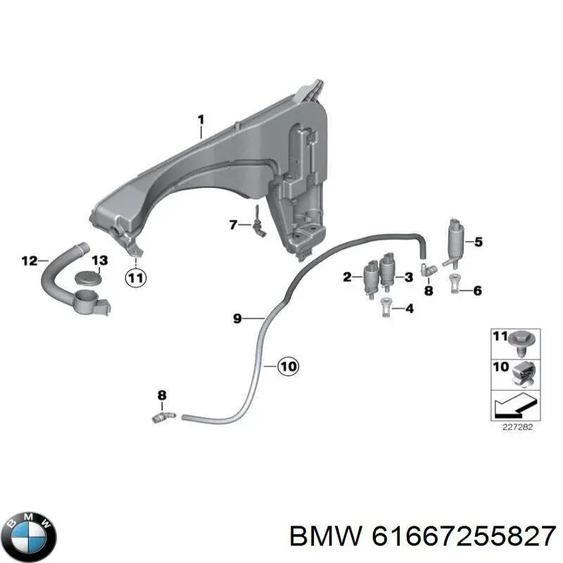 61667255827 BMW 