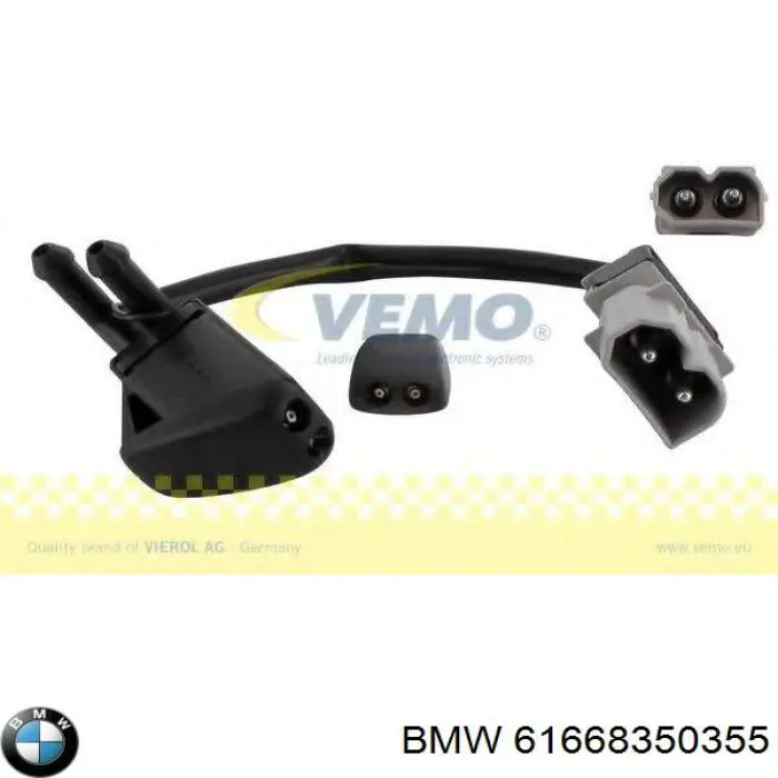 61668350355 BMW tobera de agua regadora, lavado de parabrisas