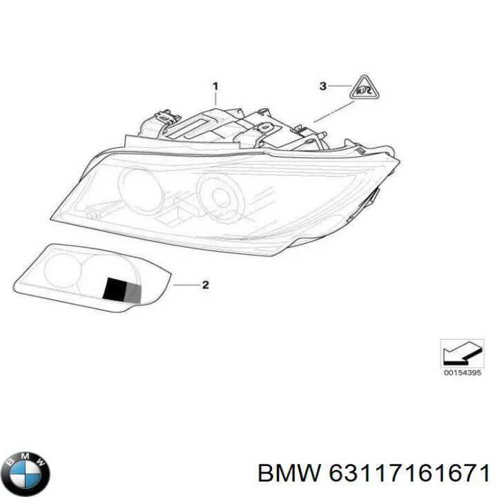 63117161671 BMW faro izquierdo