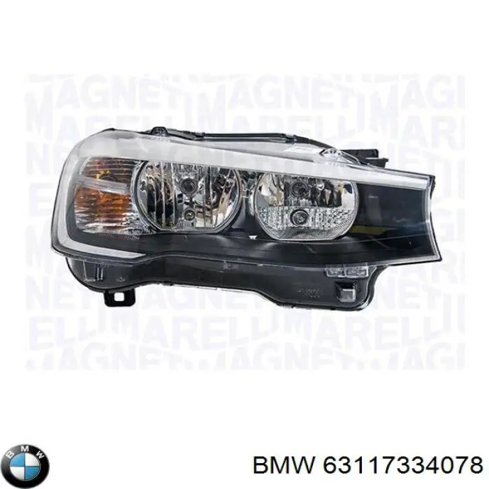 63117334078 BMW faro derecho