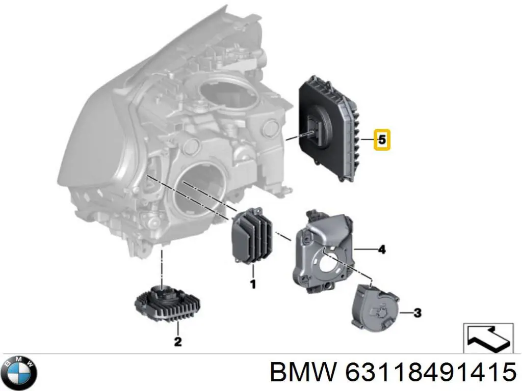 63118491415 BMW 