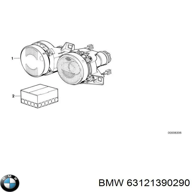 63121390290 BMW faro derecho