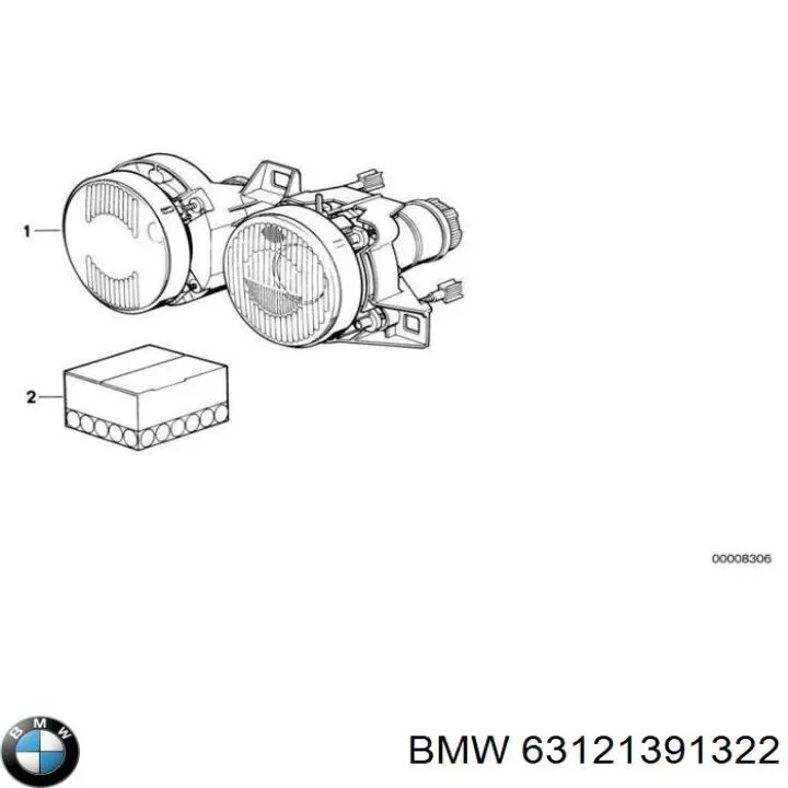 63121391322 BMW faro derecho