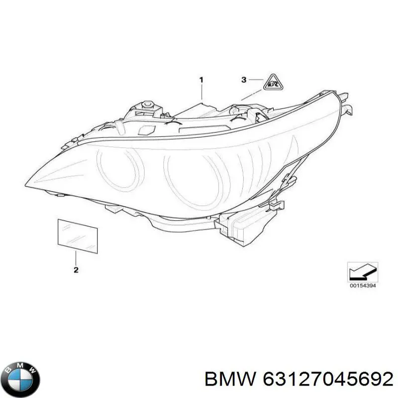 63127045692 BMW faro derecho