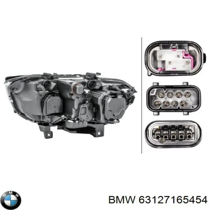 63127165454 BMW faro derecho