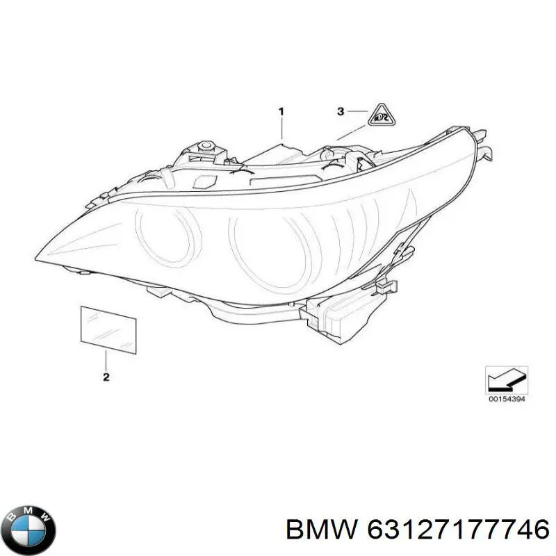 63127177746 BMW faro derecho