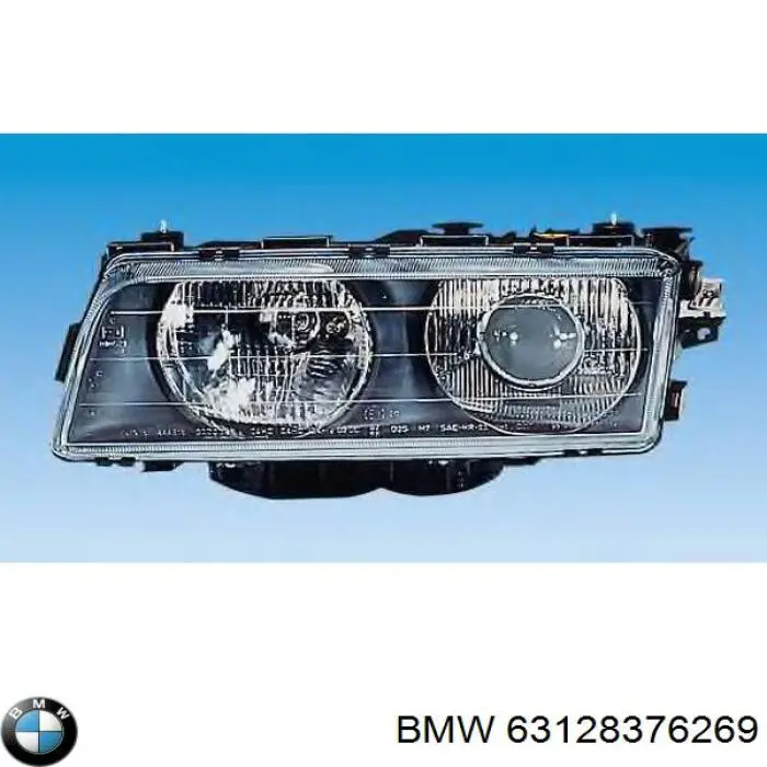  Faro izquierdo para BMW 7 E38