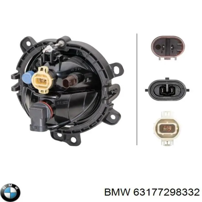 63177298332 BMW faro antiniebla derecho