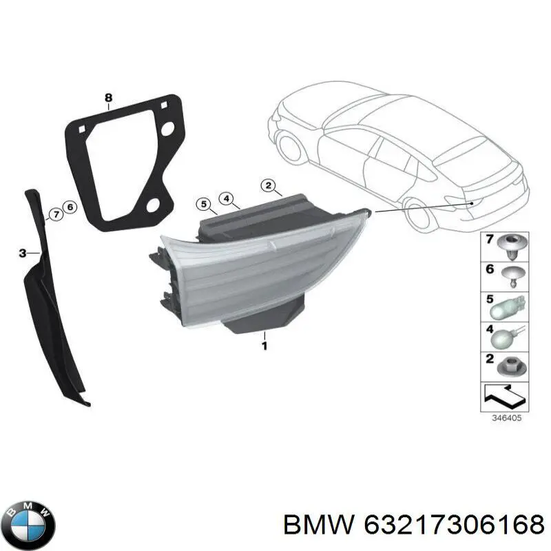 63217306168 BMW 