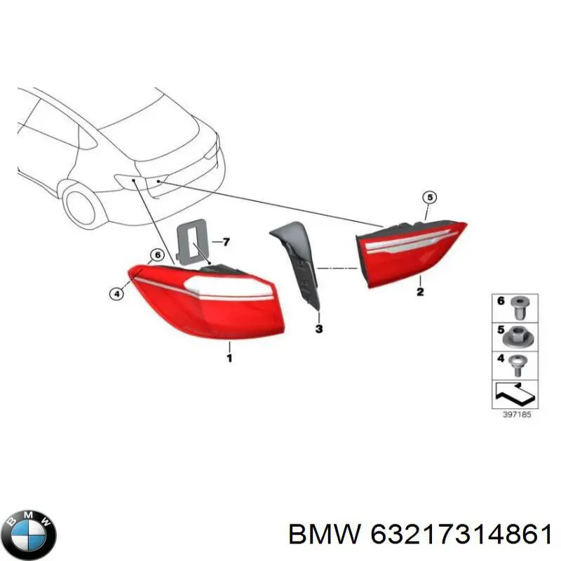 63217314861 BMW 