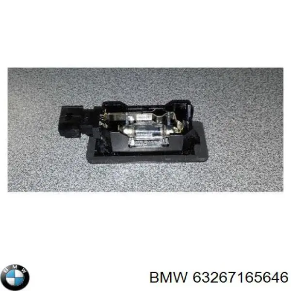 63267165646 BMW piloto de matrícula