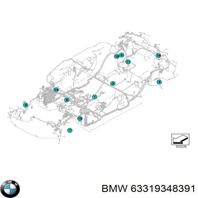 63319348391 BMW 