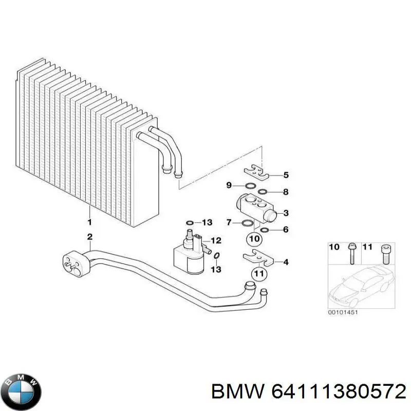 64111380572 BMW 