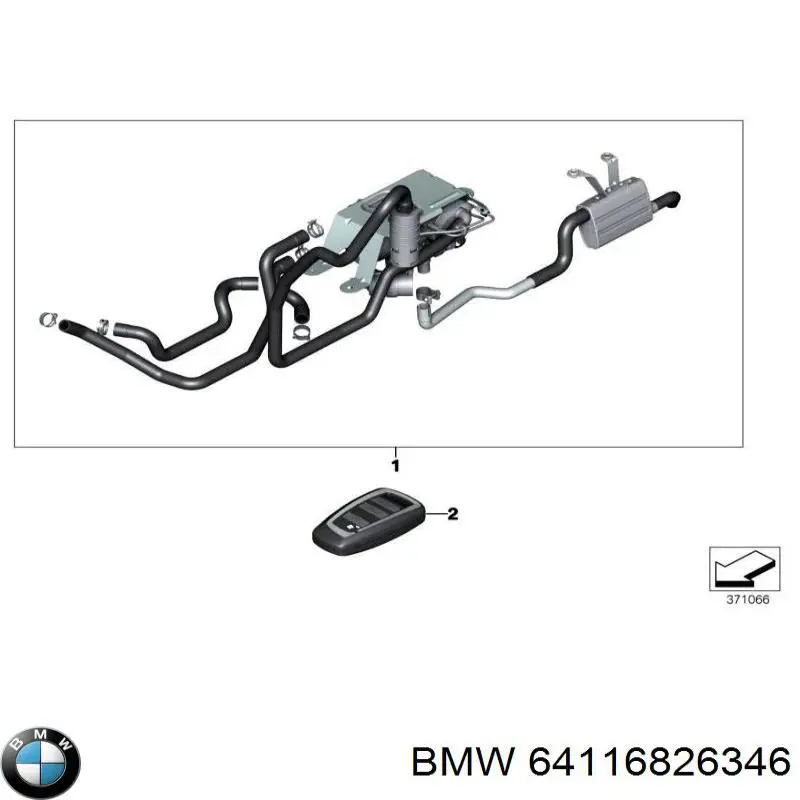 64116826346 BMW sensor de contaminacion de el aire