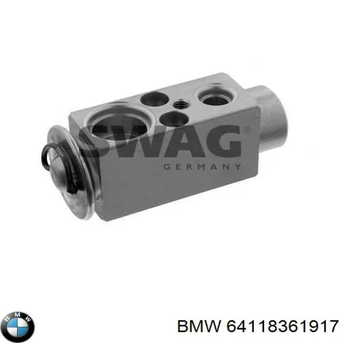 64118361917 BMW válvula de expansión, aire acondicionado