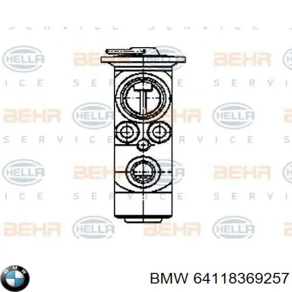 64118369257 BMW válvula de expansión, aire acondicionado