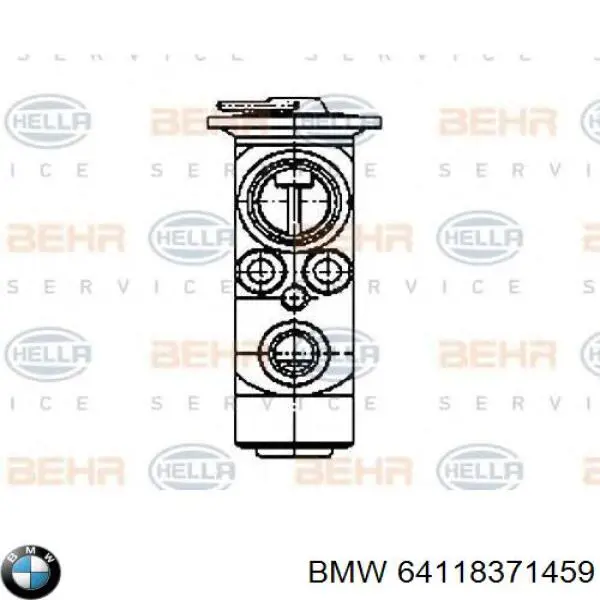 64118371459 BMW válvula de expansión, aire acondicionado