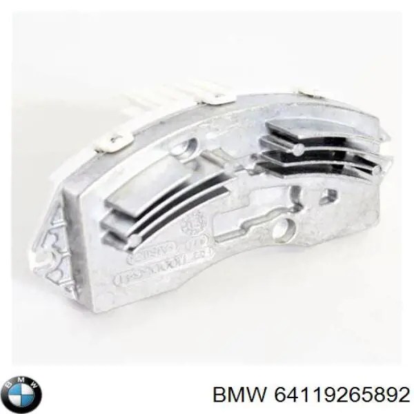 64119265892 BMW resitencia, ventilador habitáculo