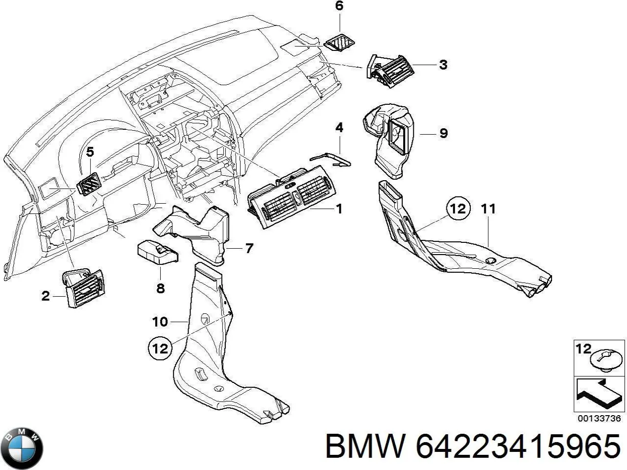 64223415965 BMW 