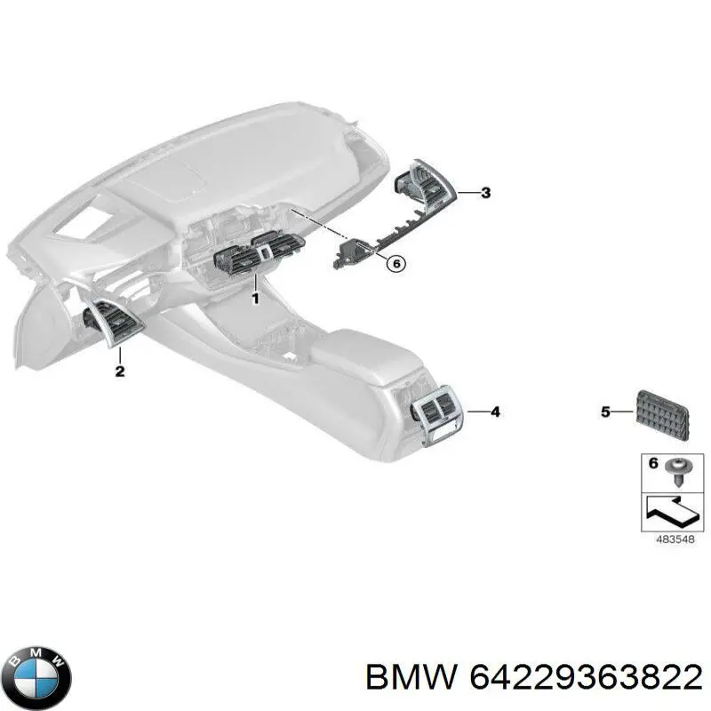 64229363822 BMW 