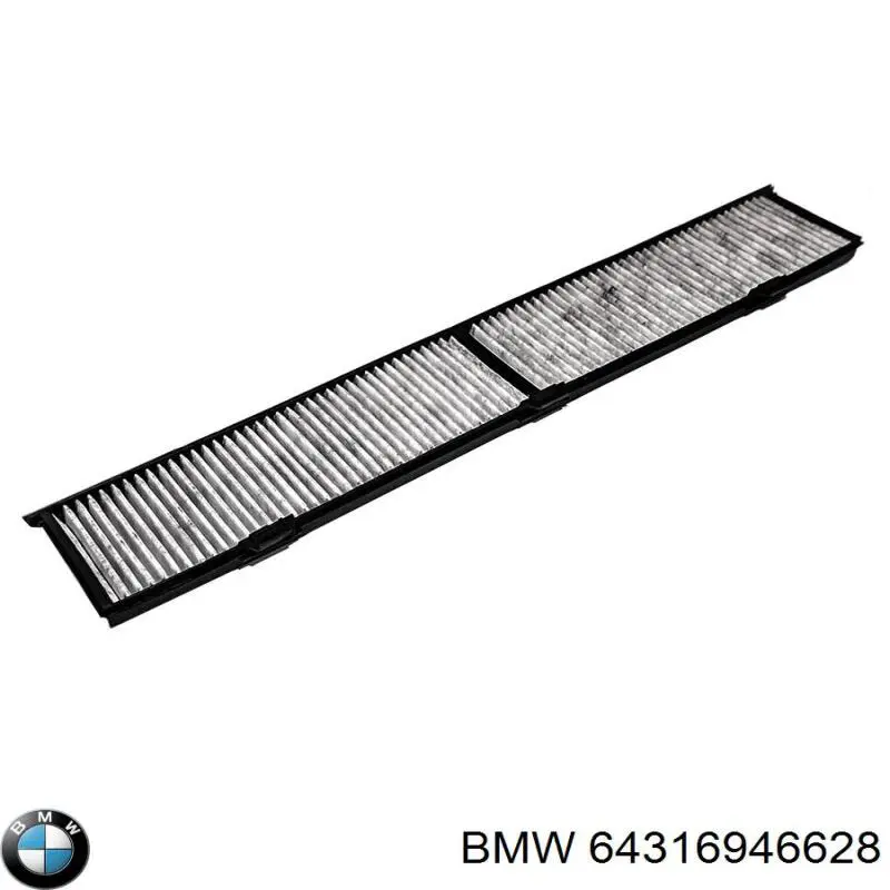 64316946628 BMW filtro de habitáculo