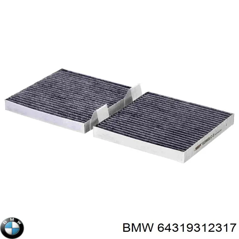 64319312317 BMW filtro de habitáculo