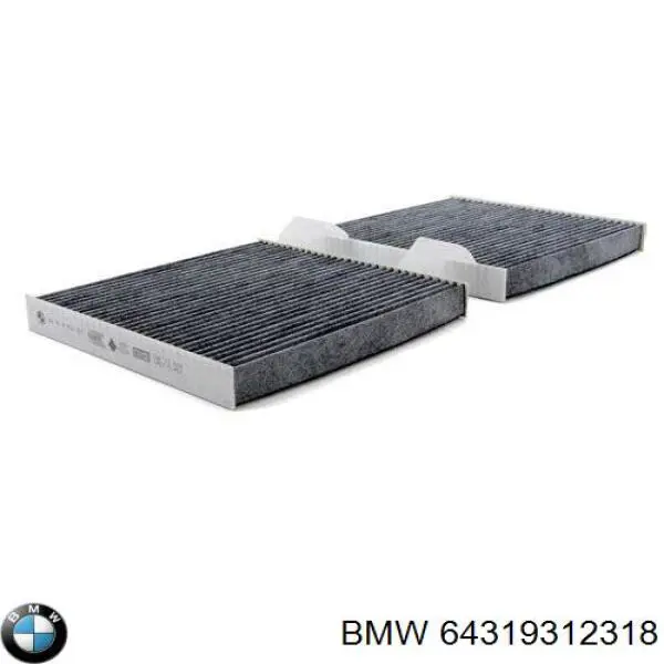 64319312318 BMW filtro de habitáculo