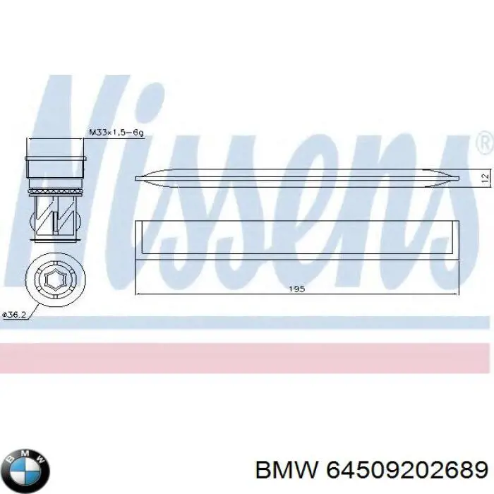 515210 VALEO receptor-secador del aire acondicionado